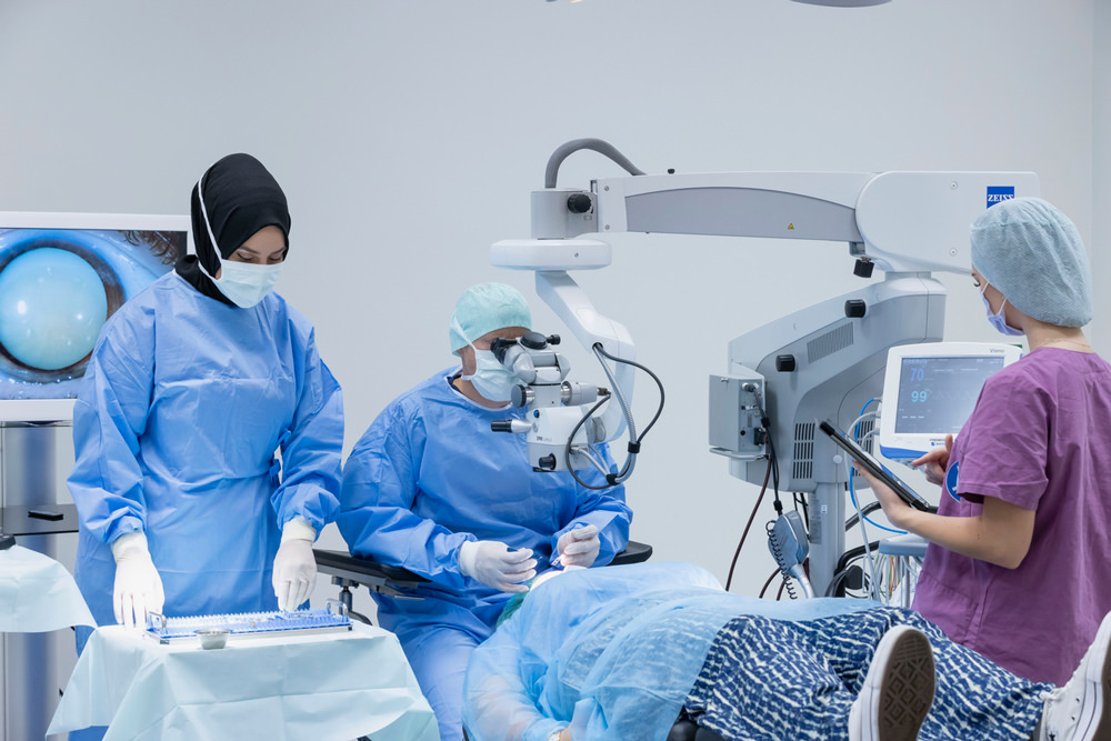 Ambulante Augenoperation