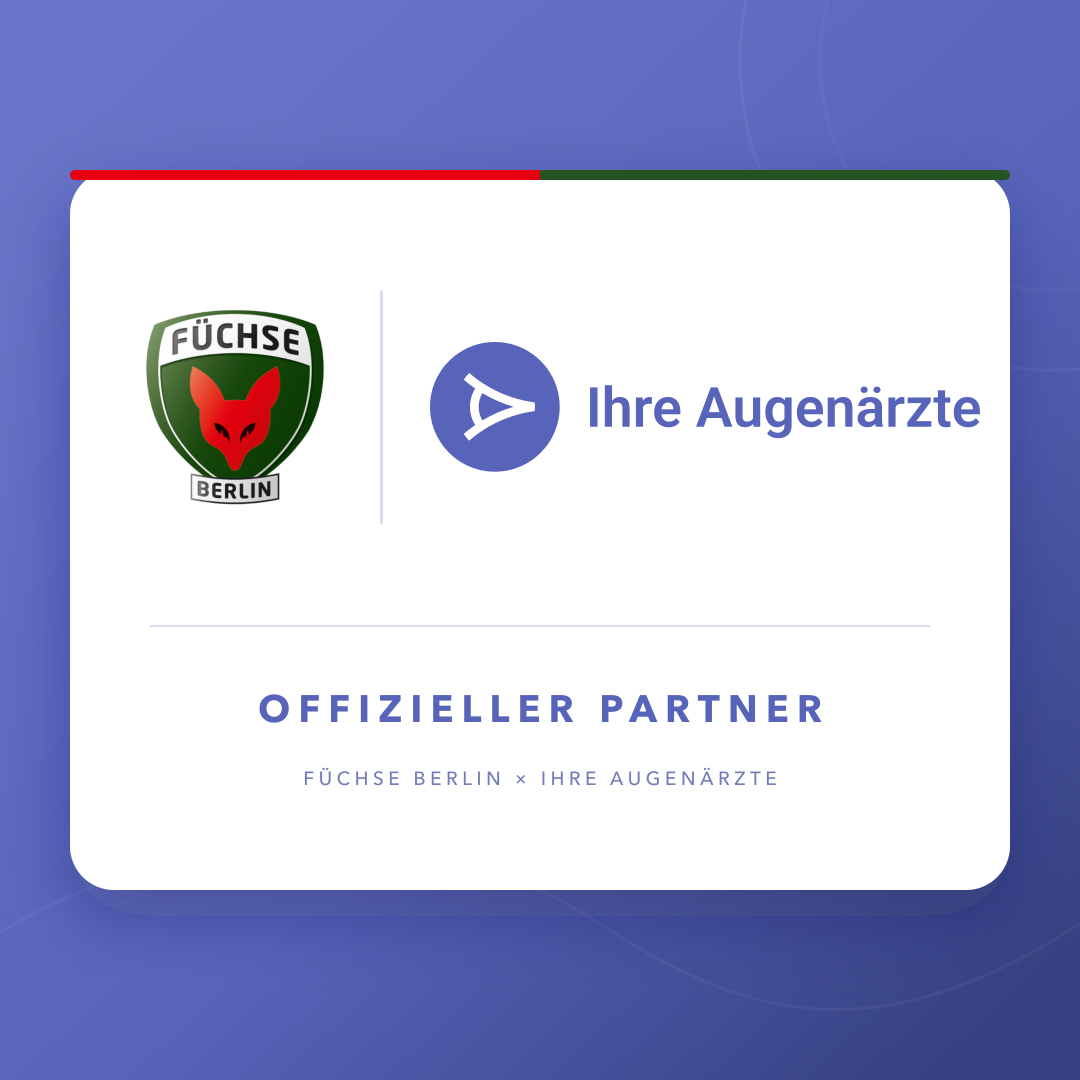 Füchse Berlin und Ihre Augenärzte – offizieller Partner